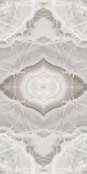 Cerdomus Jade Opale Book Match Lev. Серый Полированный Декор 120х240 (Из 4-х плиток) см