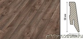Плинтус Kronotex Ktex1 МДФ 58x19 мм D 4791