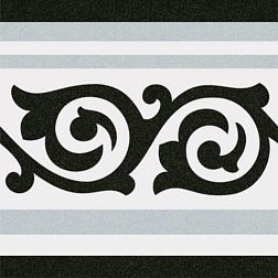 Vives 1900 gibert 2 gris Декор 20х20 см