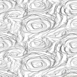 Ceracasa Couture Deco Black & White 3 Белый Матовый Декор 49,1x98,2 см