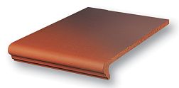 Stroeher Keraplatte Terra 316 Patrizierrot Ofenbunt Ступень - флорентинер 34,5х24 см