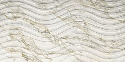 Impronta Italgraniti Marble Experience MB02BAOP Calacatta Gold Onda Декор 60x120 см