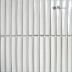 NS-Mosaic Rustic series R-340 Керамика Белая Глянцевая Мозаика 29,6х29,9 см