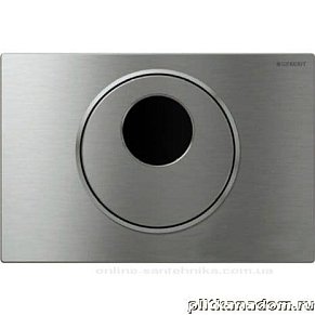 Geberit Sigma 10, 115.890.SN.5 привод бесконтактного,контактного смыва для унитаза, 230В, двойной смыв, матовая, полированная, нержавеющая сталь