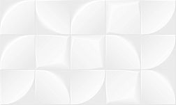Gracia Ceramica Nature White 02 Белая Глянцевая Настенная плитка 30х50 см