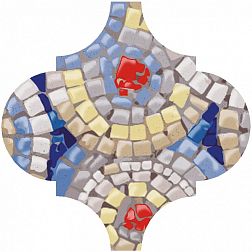 Kerama Marazzi Арабески Майолика OP-A171-65000 Декор Гауди 6,5х6,5 см
