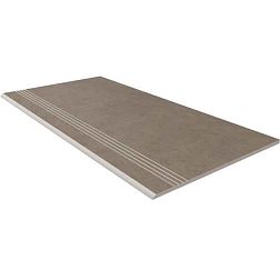 Estima Cave Dark Grey CA04 Коричневая Неполированная Ступень (с насечками) 30x60 см