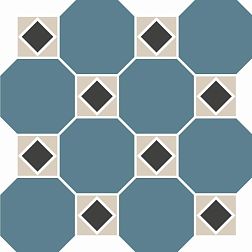 Top Cer York Blue Sheet Синяя Матовая Мозаика 30,6x30,6 см