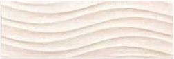 Ceramica Color Salomea Cream Wave Настенная плитка 25х75 см