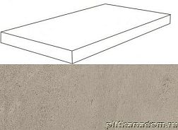 Atlas Concorde Russia Wise 620070001091 Silver Grey Lap Scalino Angolare Dx Ступень угловая правая 33x120 см