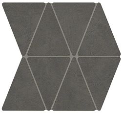 Atlas Concorde Boost Natural Coal Mosaico Rhombus Серый Матовый Декор 33,8х36,7 см