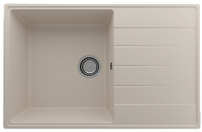 Ulgran Quartz Prima 780-02, лен Мойка кухонная 50х20