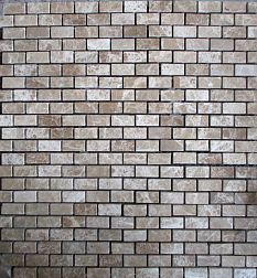 Tonomosaic Мозаика из камня ASS 14-12P Мозаика 30х30 (1,2х2,5) см