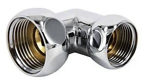 Terminus Фитинги Угловое соединение г.г. d25х20, хром