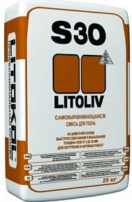 Litokol Самовыравнивающаяся смесь для пола Litoliv S30163