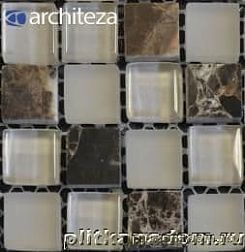 Architeza Pantheon PAN_ AP_ 62 Стеклянная мозаика 30х30 (кубик 1,5х1,5) см
