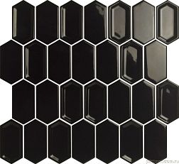 Caramelle Candylike Crayon Black Glos Мозаика (3,8х7,6) 27,8х30,4 см
