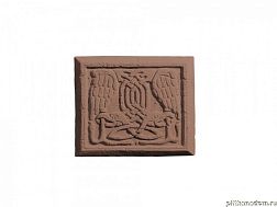 UniStone Изразец 4 Коричневый Вставка 29,5х29,5x4 см