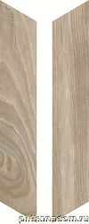 RHS Ceramiche (Rondine group) Woodie J86592 Brown Chevron Керамогранит 7,5х40,7 см