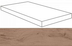 Atlas Concorde Russia Rive Bella Riva Scalino Angolare Dx Коричневая Матовая Ступень Угловая Правая 33x160 см