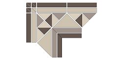 Top Cer Gothenburg Corner Бежевый Матовый Угол 19x33,1 см