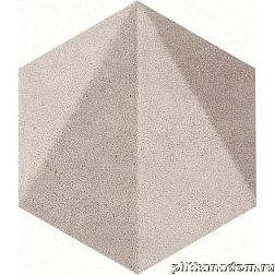 Tubadzin Free Space Hex Grey STR Декор 11х12,5 см