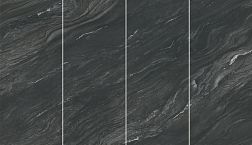 Atlas Concorde Marvel Diva Black Tempest Silk Kit Endless 6mm Черный Сатинированный Керамогранит 120x278 см