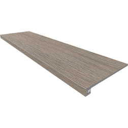 Estima Kraft Wood Light Grey KW02 Серый Комплект Ступень 33x120 см Структура без насечек + Подступенок 14,5x120 см