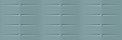 Cristacer Colormatt Aqua Rel Голубая Матовая Рельефная Настенная плитка 30x90 см