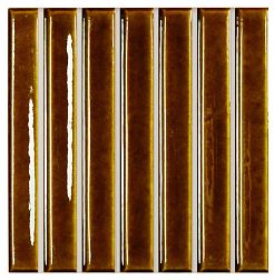 Wow Sweet Bars Honey Gloss Коричневый Глянцевый Керамогранит 11,6х11,6 см