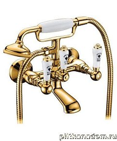 Edelform Lumier LM2810G Смеситель для ванны, золото, короткий излив