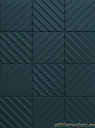 Marca Corona 4D Diagonal Deep Blue Настенная плитка 20х20 см