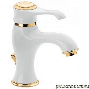 Emmevi Rubinetterie Tiffany 6003 Смеситель для раковины (белый-золото)