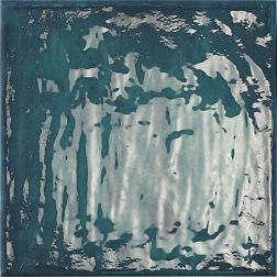 Prissmacer Rain Aquamarine Зеленый Глянцевый Керамогранит 22,3х22,3 см