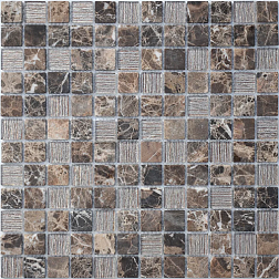 Caramelle Silk Way Coffee Jute Мозаика 29,8х29,8 (2,3х2,3) см
