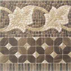 Vives Iliada Cenefa Midas Marron Декор 43,5x43,5 см