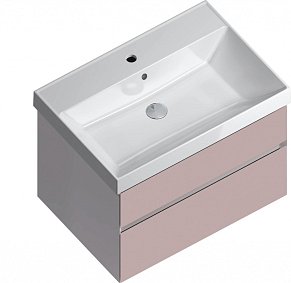 Kerama Marazzi Cubo CU.70\MAL Тумба подвесная 70 2 ящика, мальва матовая