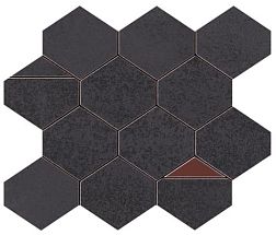 Atlas Concorde Blaze Iron Mosaico Nest (9BNI) Глазурованная керамическая плитка 25,8х29,4 см