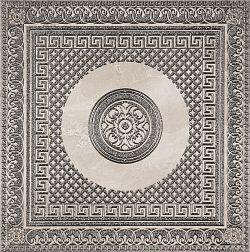 Ceracasa Dolomite Deco Fortune Cinder Plata Rect Декор 49,1x49,1 см
