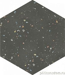 DNA tiles Terrazzo Graphite Colours Керамогранит 32x36,8 см