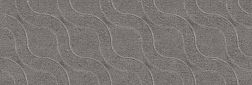 Espinas Ceram Komo Decor Petren Dark Gray Серая Матовая Настенная плитка 30x90 см
