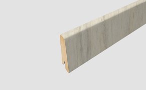 Плинтус ламинированный EGGER L581 Хромикс белый EPL168 60х17х2400