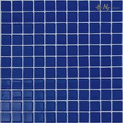 NS-mosaic Crystal series S-466 стекло Синяя Глянцевая Мозаика 30х30 (2,5х2,5) см