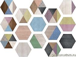 ITT Ceramic Art Deco Hexa Керамогранит (15 видов) 23,2x26,7 см