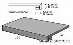 Apavisa Metal Copper Natural Grad REC-120 Ступень 29,67х119,30 см