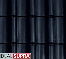 Laumans Ideal Supra Черепица рядная Nr. 40 Schwarz-Satiniert Глазурь 47,8х28,8х7,5 см
