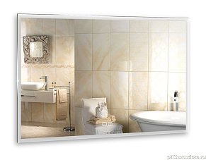 Silver Mirrors LED-00002259 Santana 800х600 - 2 (сенсорный выключатель, подогрев) зеркало