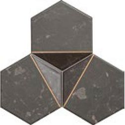 Tubadzin Scoria Black 1 Черная Матовая Мозаика 16,5х19,2 см