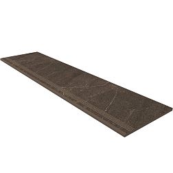 Estima Gabbro GB 04 Brown Коричневая Неполированная Ступень 30х120 см