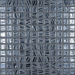 Vidrepur Glitter Black №7803 Мозаика (на сетке) 25x25 см